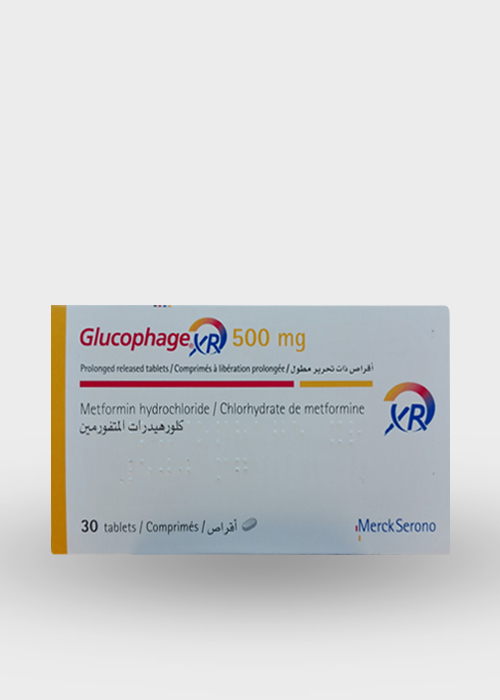 glucophage xr 500mg dose