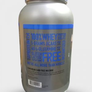 Isopure zero/low carb creamy vanilla flavour