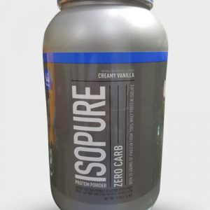 Isopure zero/low carb creamy vanilla flavour
