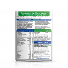 Wellteen Him Plus Nutrition Chart Wellteen Him Plus Nutrition Chart