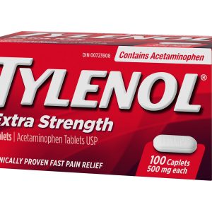Tylenol Caplets - Extra Strength - 500mg - 100s